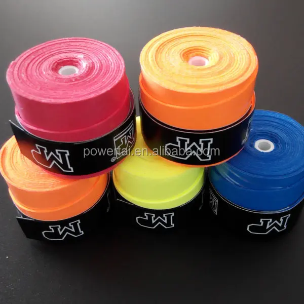 Суперклейкие итальянские теннисные ручки из полиуретана, Настраиваемые блестящие ручки