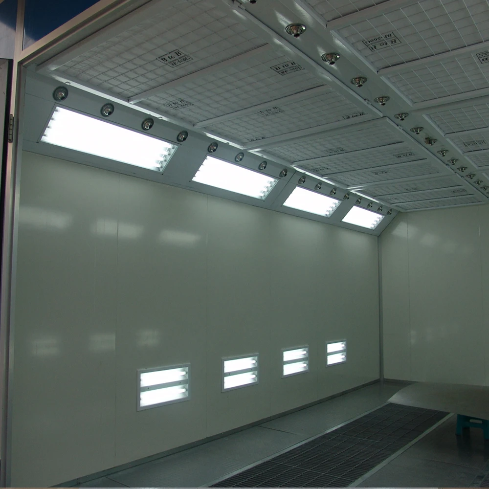 Car oven for water-based paint booth with CE