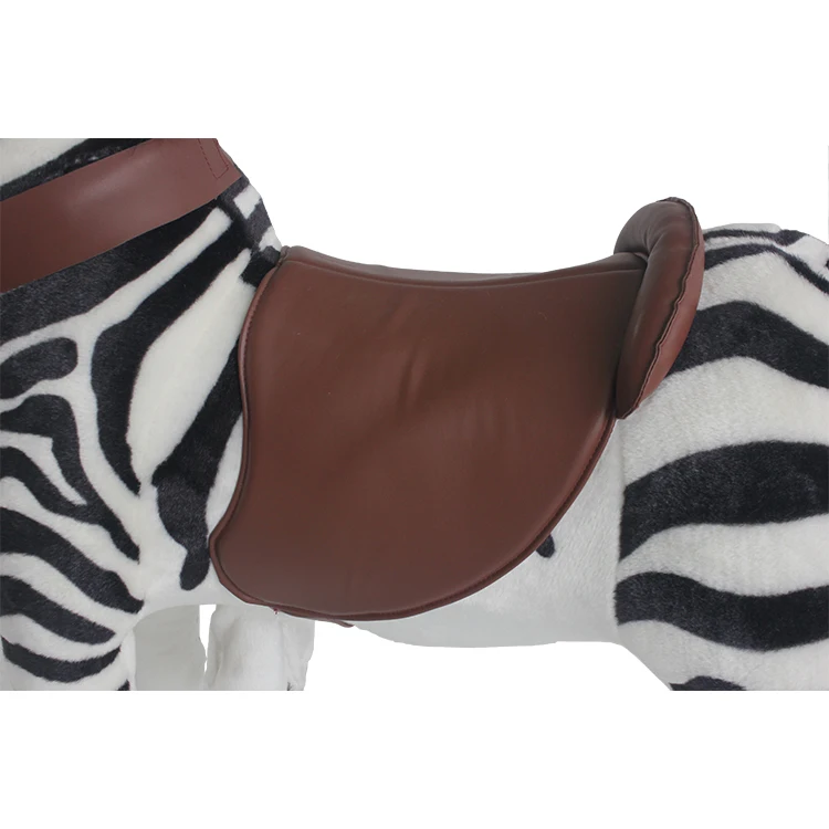 zebra Kids Ride on Toys Horse with Rubber Wheels Little pony