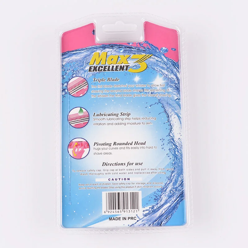 disposable shaving razor for lady personal care