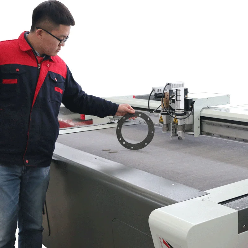 automatic gasket cutting manufacturing and marking machine