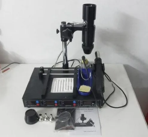 KADA 862d++ Desktop 4 in 1 Full Auto IRDA Infrared Soldering BGA Rework Station 220V 110V Welding Machine