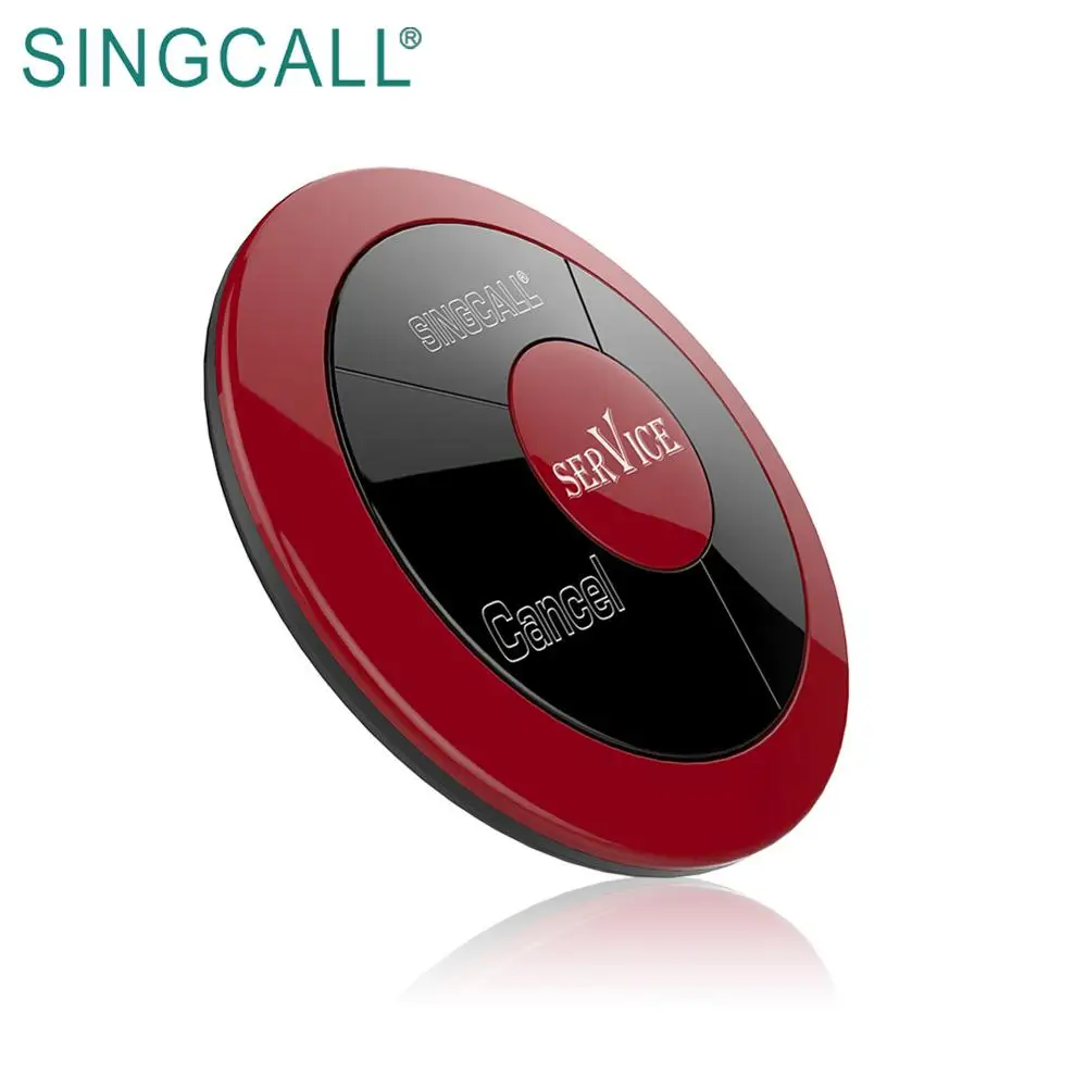  SINGCALL клиентский звонок пейджер для официанта Настольная Беспроводная система вызова
