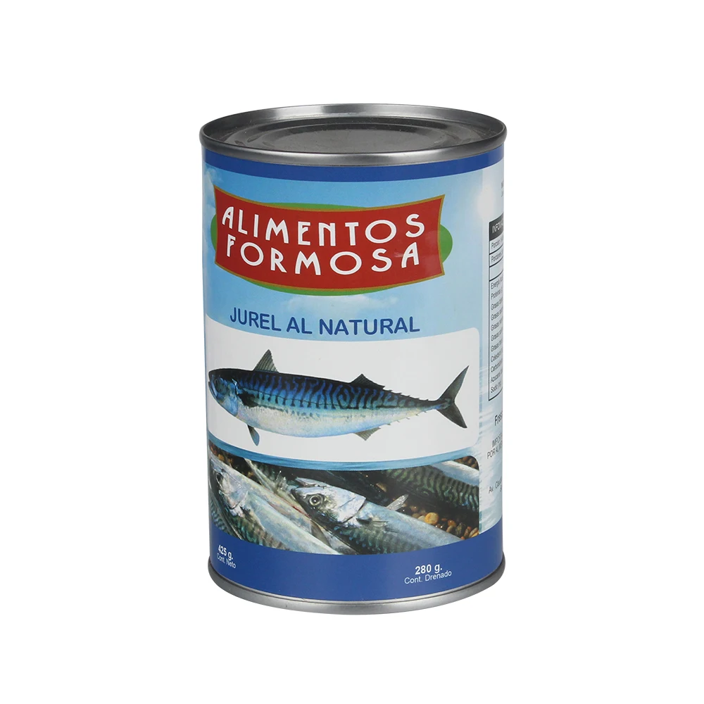 125/80g canned food factory, Canned Jack Mackerel in Tomato Sauce