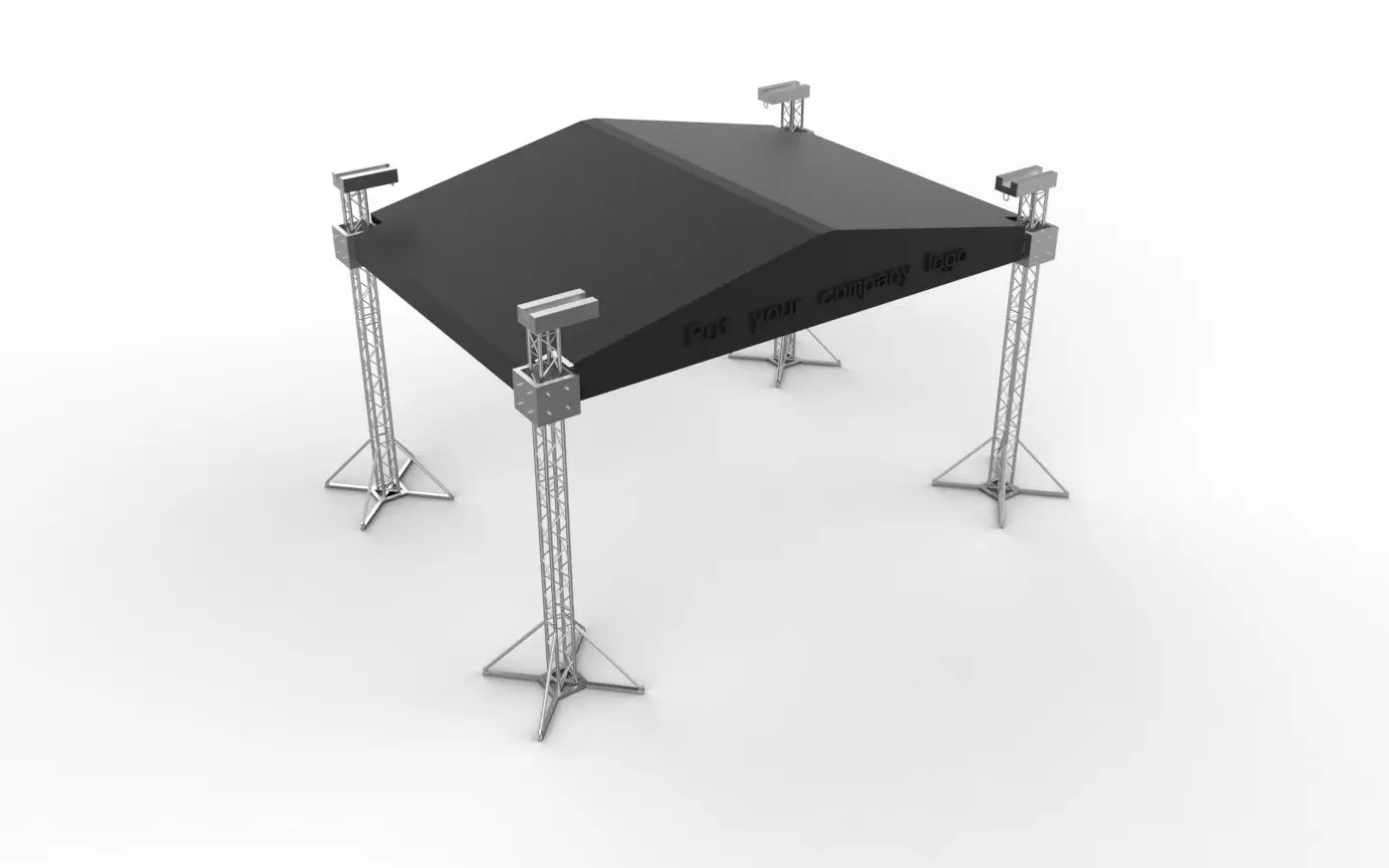 High quality outdoor aluminum stage with truss tower system