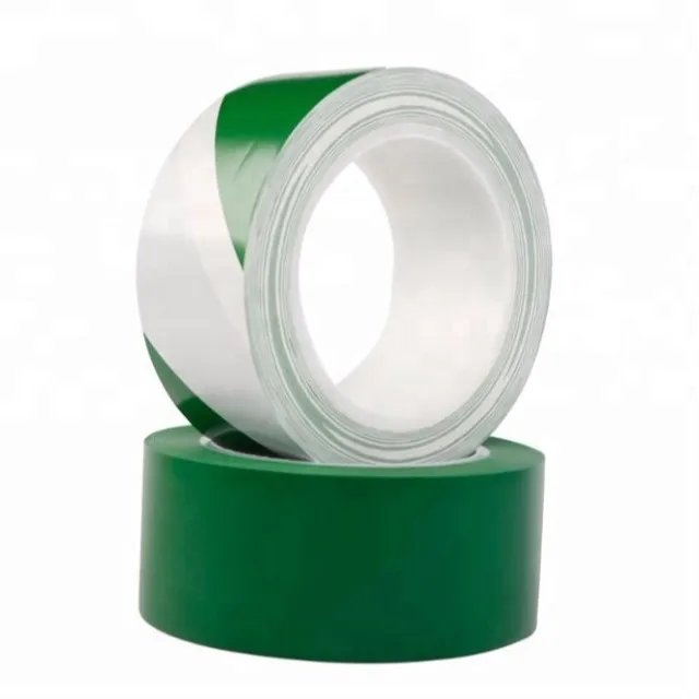 Hot Sale Red White Safety Material PVC floor marking tape