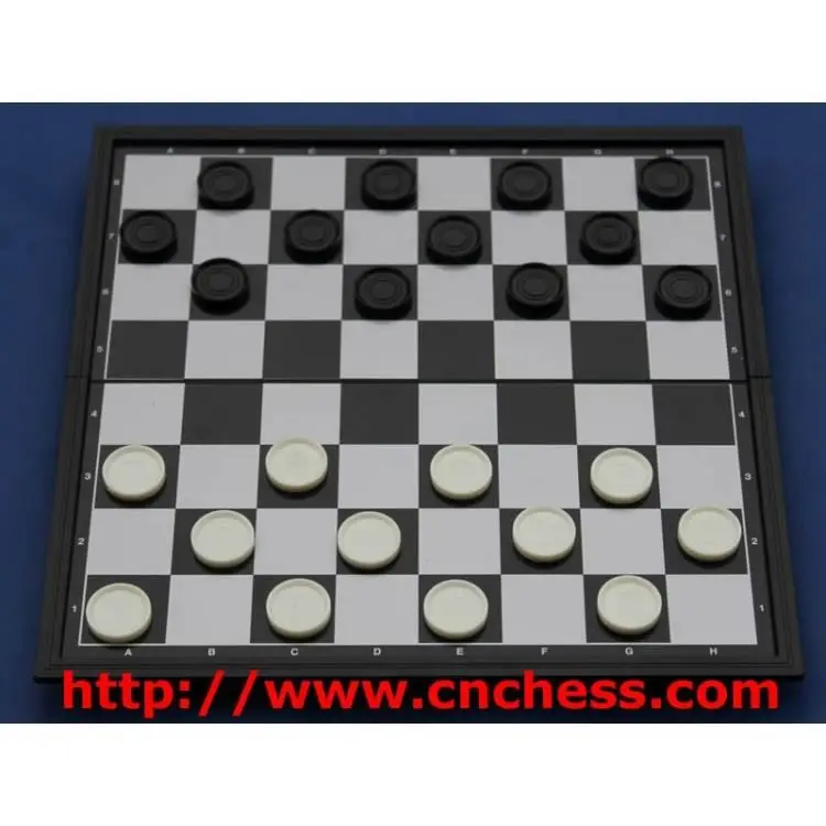 Magnetic Checkers chess game set
