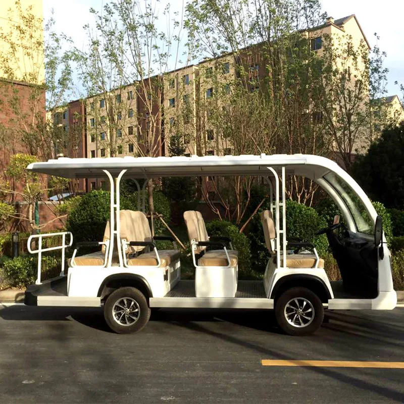11 person solar electric bus with CE certificate