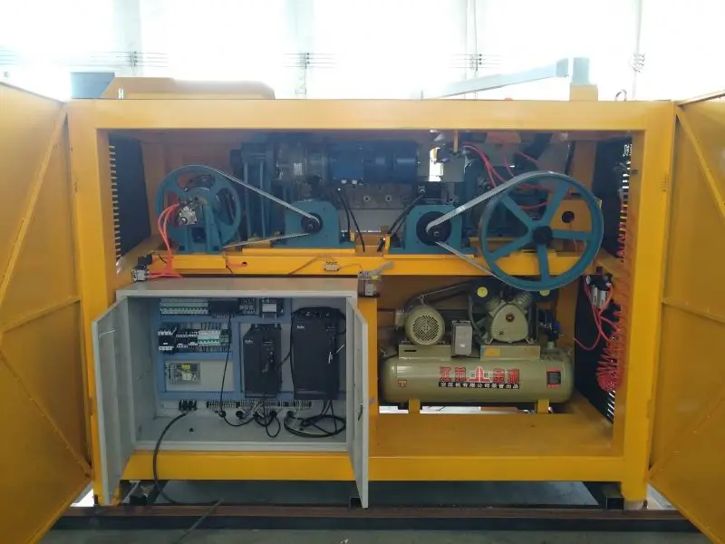 CNC program system continuous tmt bar bending machine. rebar bending hoop machine