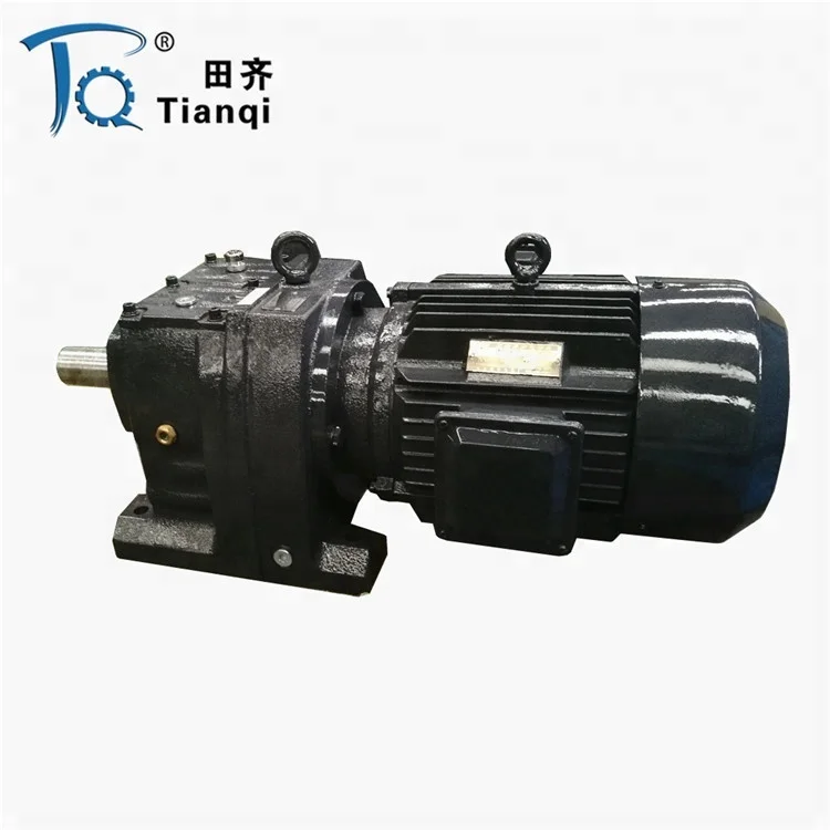 TIANQI 1:2 1:50 1:80 ratio Industrial Electric Motor Speed Reducer gearbox Helical Gear Box