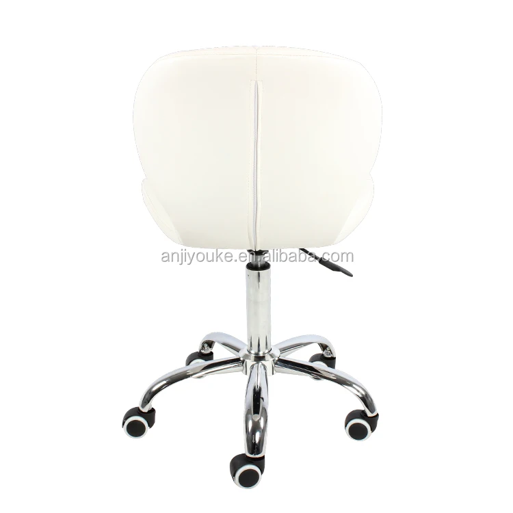 
High quality modern shell-like rolling stool 