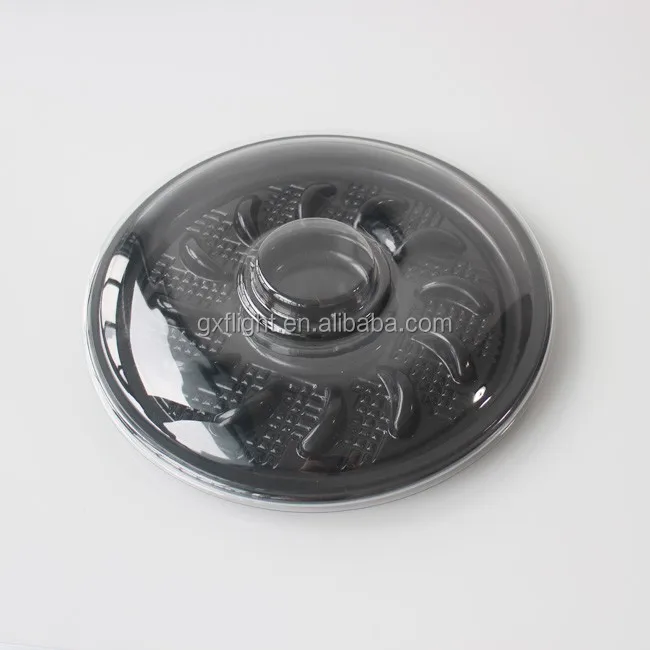 Round deli Trays Plastic Disposable Shrimp Tray With Lid