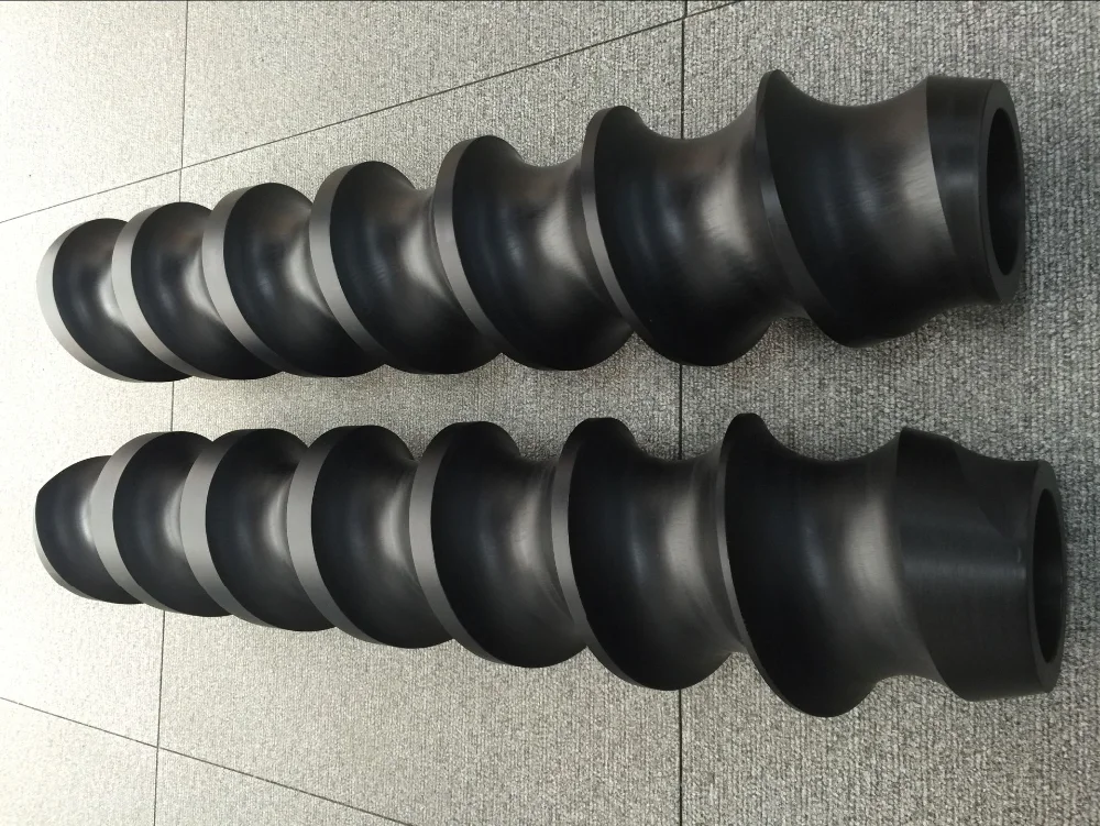 good price plastic UHMWPE bottle feeding screw for production line in hot sale