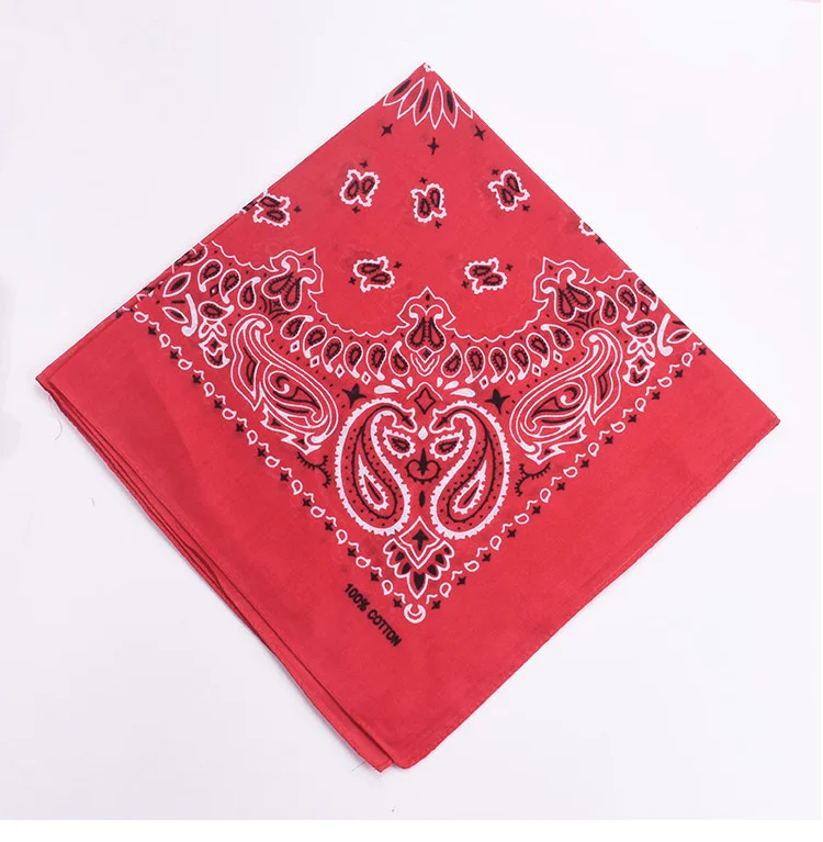 multifunctional custom paisley  cotton polyester  design your own face  bandana  scarf  printing