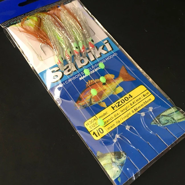 Морская рыболовная приманка осьминог юбки rig sabiki Кальмар джиг крюк