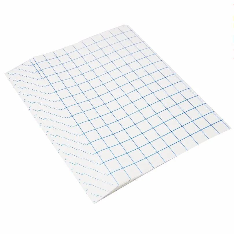 Wholesale price a4 size light color 100% cotton tshirt fabric clear for inkjet printers printing  heat transfer paper