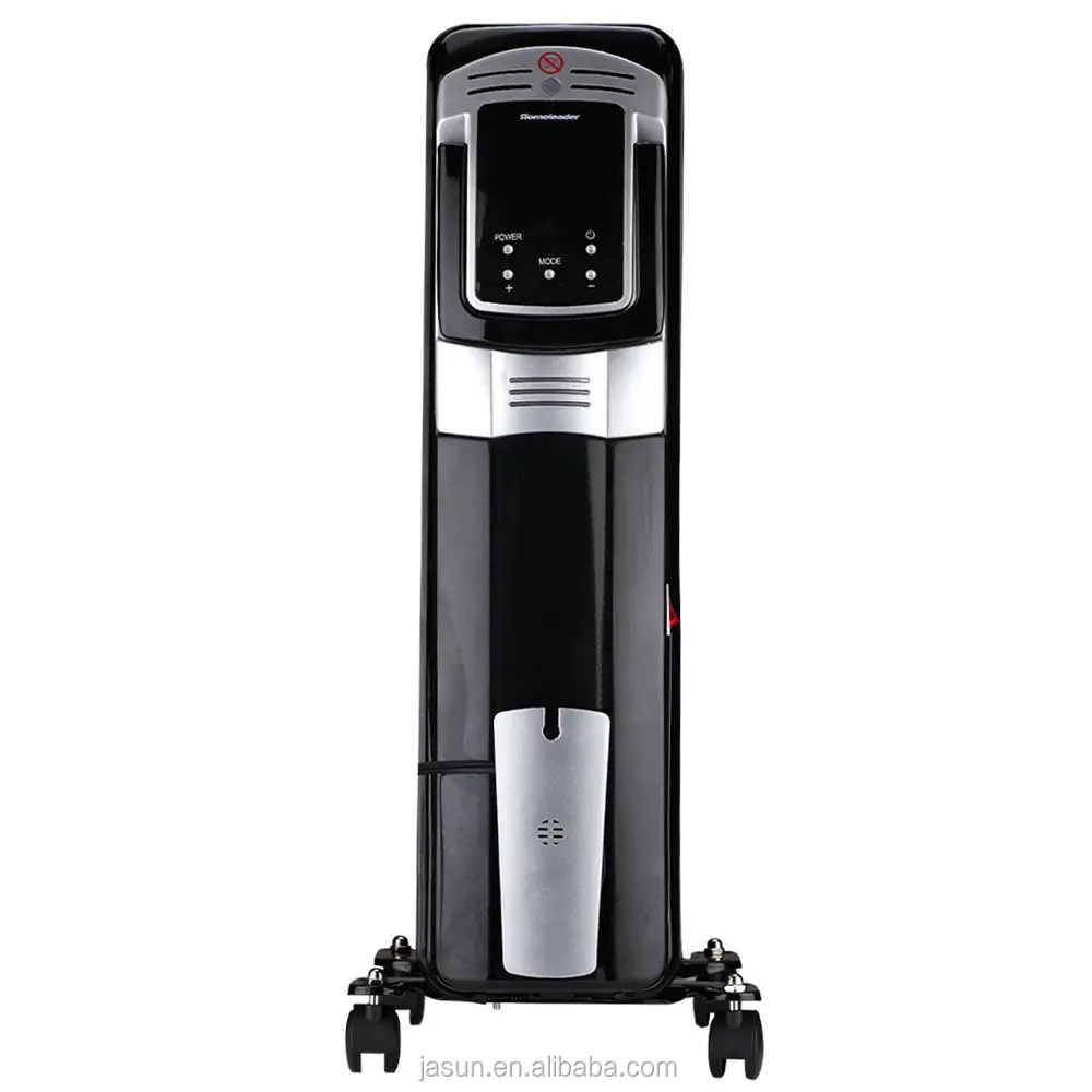 Homeleader DF-150A7L-7 Electric Oil Filled Radiator Heater, Full Room Oil Heater with LED Display Screen, 24-Hour Timer and Remo