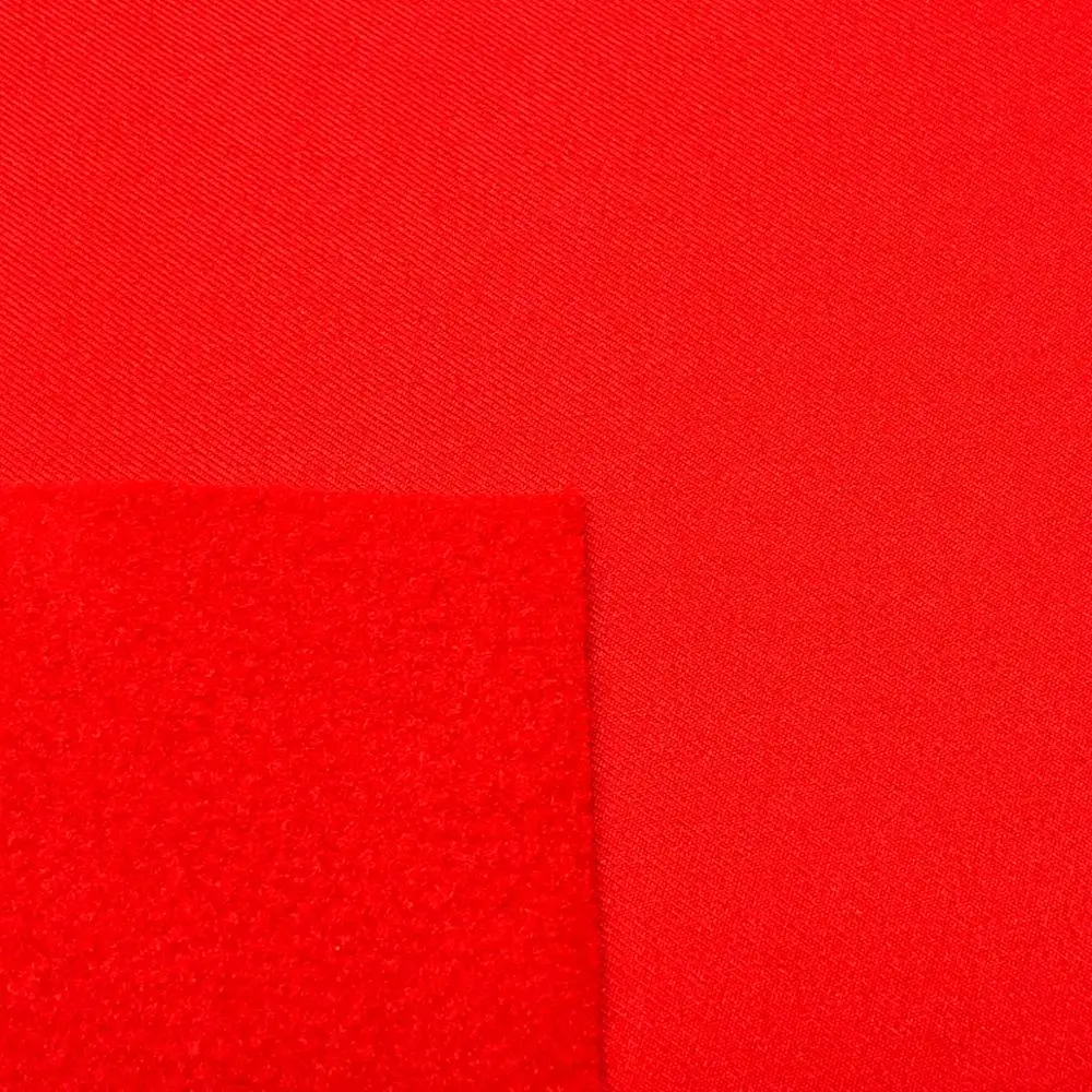 High Quality  Wholesale 100% Polyester outdoor jacket Twill Mechanical stretch bonded Polar Fleece 310gsm soft shell Fabrics