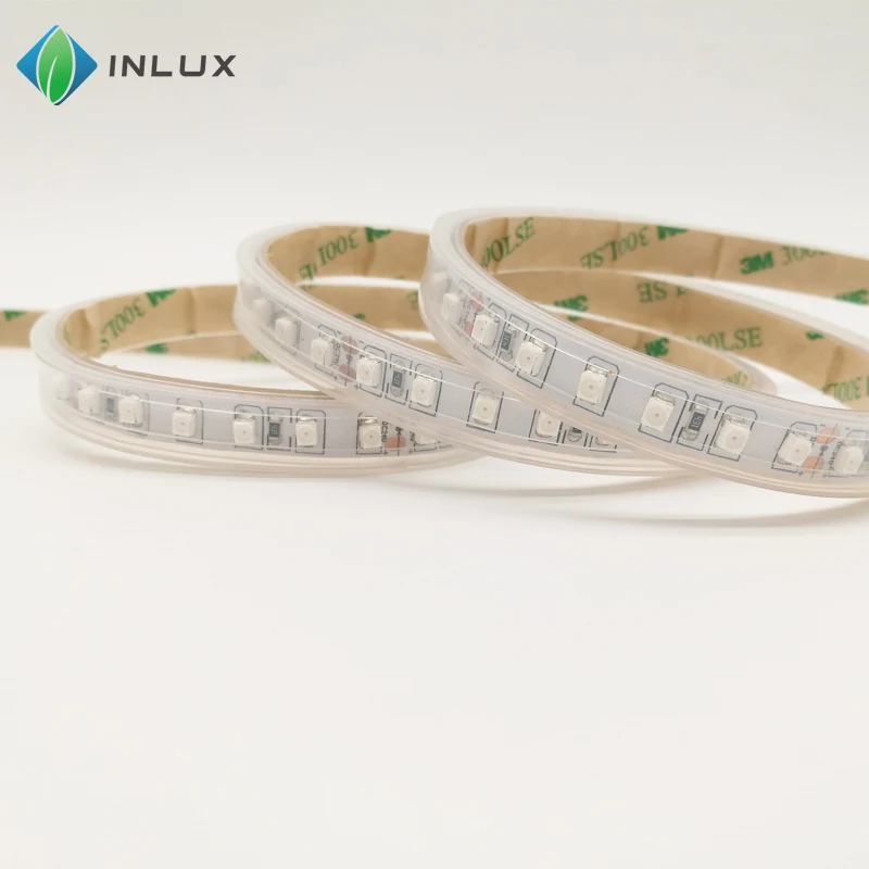 DC24V smd 3528 infrared 120leds/m ip67 waterproof 850nm ir led flexible cuttable infrared led strip 850nm