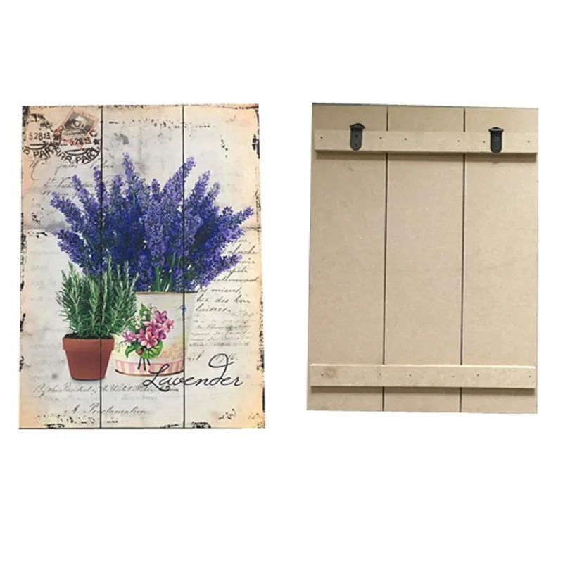 Винтажные деревянные знаки, заготовки для украшения настоящей древесины/МДФ, чернила для прямой или бумажной печати