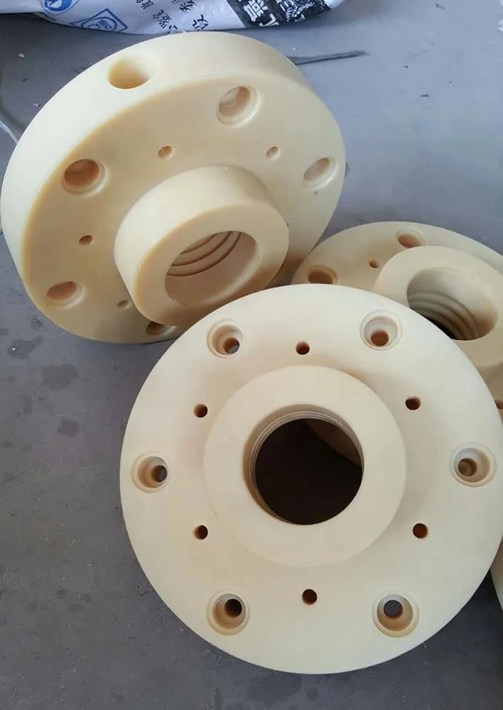 Shaft sleeve all kinds of oiless shaft bearing plain bushings Flange screw hole fixed nylon slide bushing