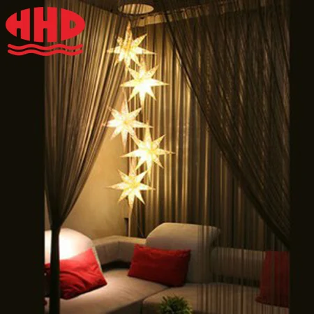Origami decoration LED paper lantern star shape ceiling lamp