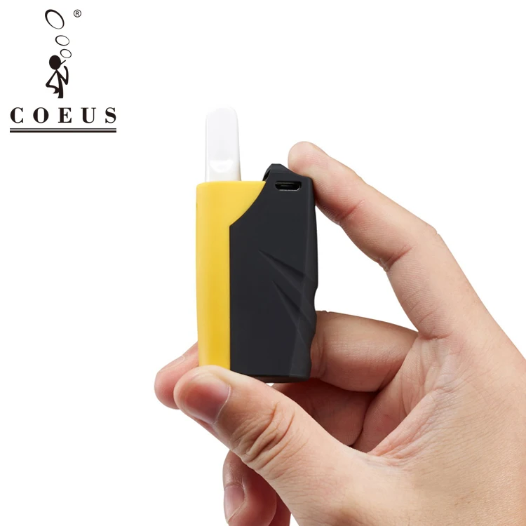 
Hot Micro-USB 650mah portable cbd box mod mini rechargeable cbd vape battery with 0.5ml 510 cartridge 