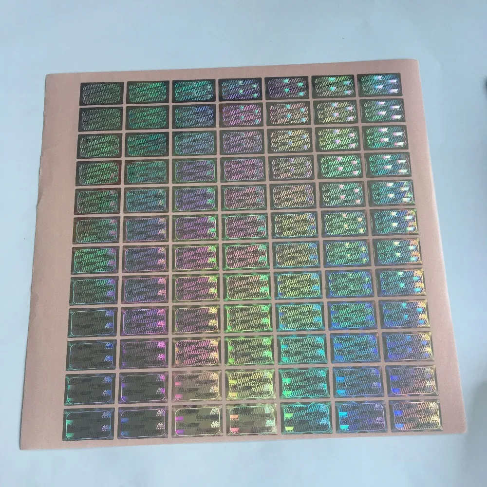 Free design! gold color 3D flashing hologram label hologram sticker with your logo