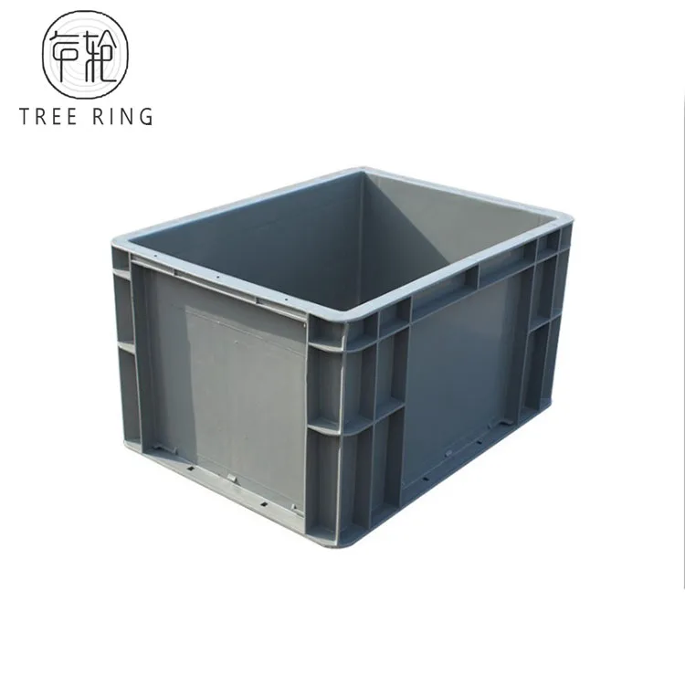 Жесткие красочные штабелируемые евро пластиковые упаковочные коробки для автомобиля, размер 400*300*230 мм