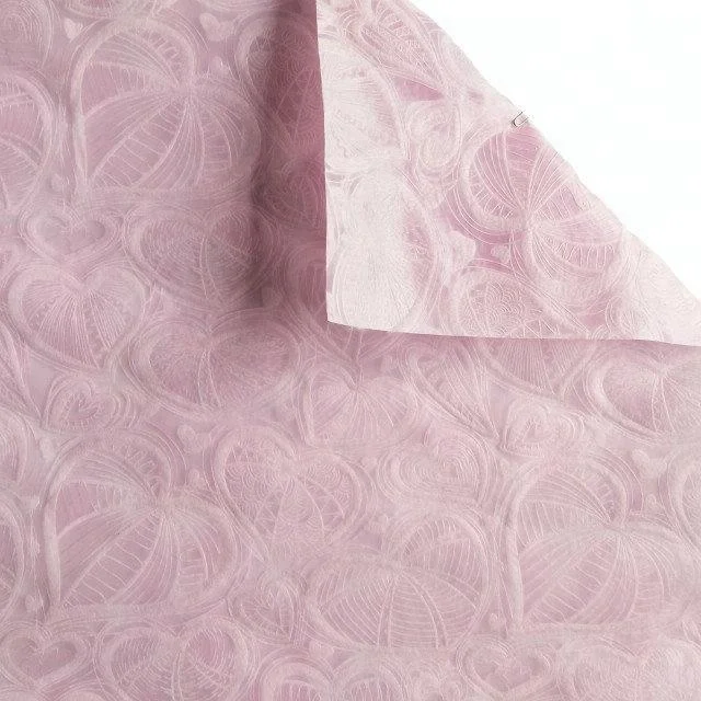 Heart pattern non woven