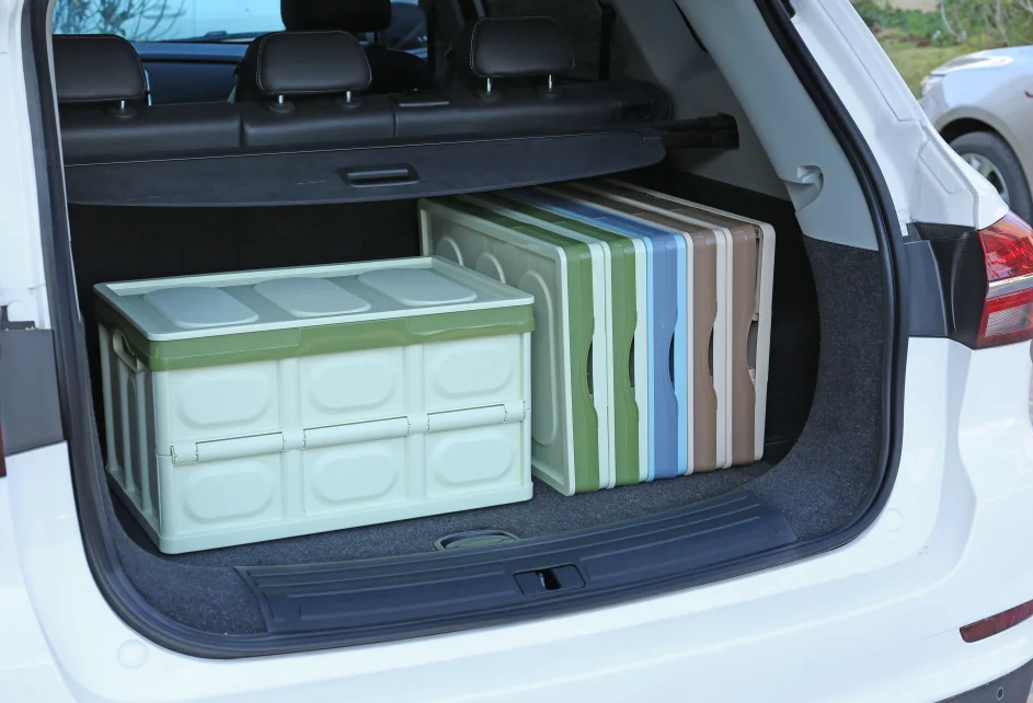 Woka Foldable Plastic Storage Box for Car Trunk Storage Organizer Factory Directly