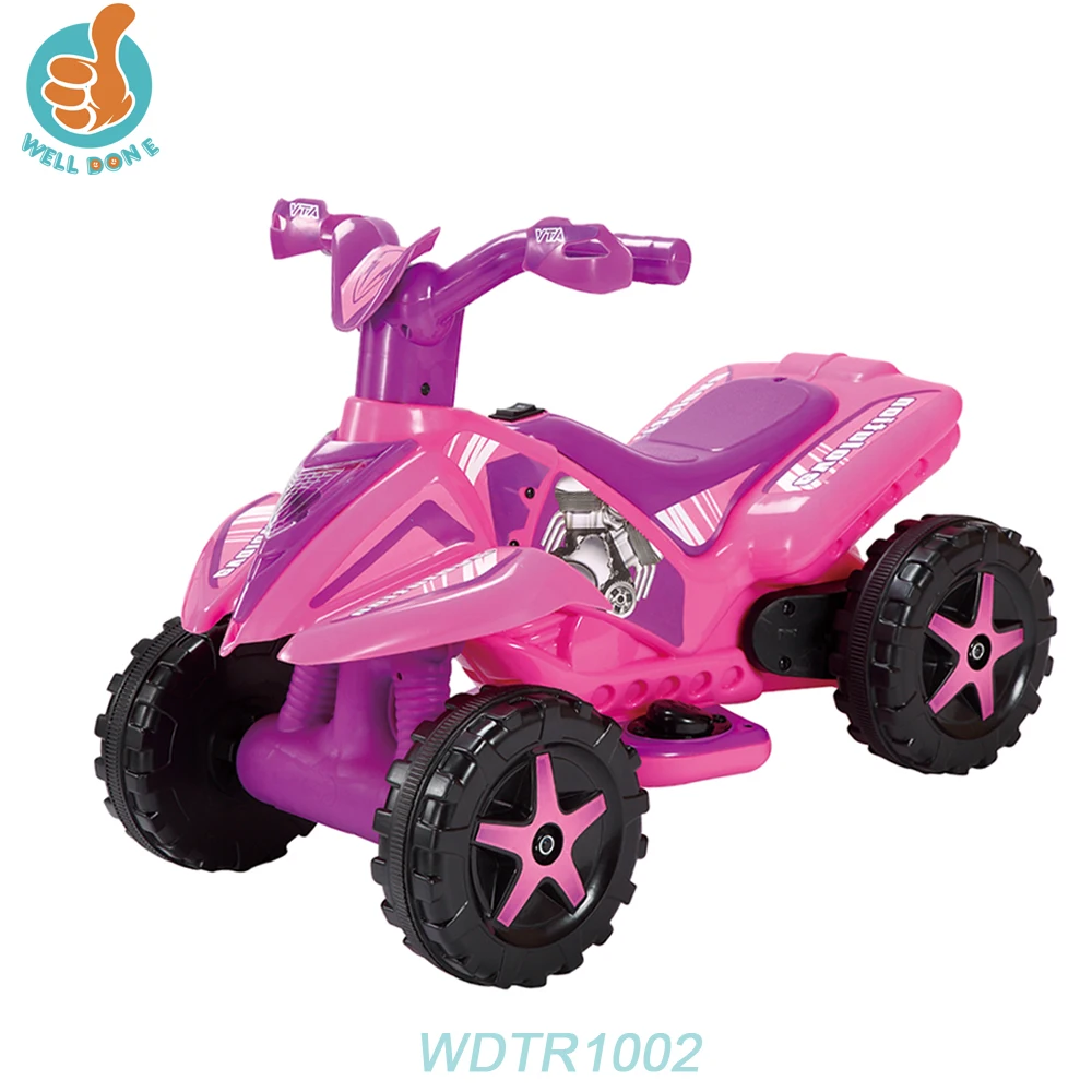 WDTR1002 High Quality Electric Motor Four-Wheel Plastic Kids Toys with Battery Power Control Auto Parts & Accessories Kids Car