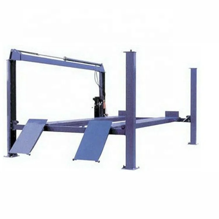 Четырехстоечный подъемник для автомобилей с второй домкрат 4T цепной структуры 4 стоечные подъемники для автомобилей для развала-схождения (модель SP-J4000