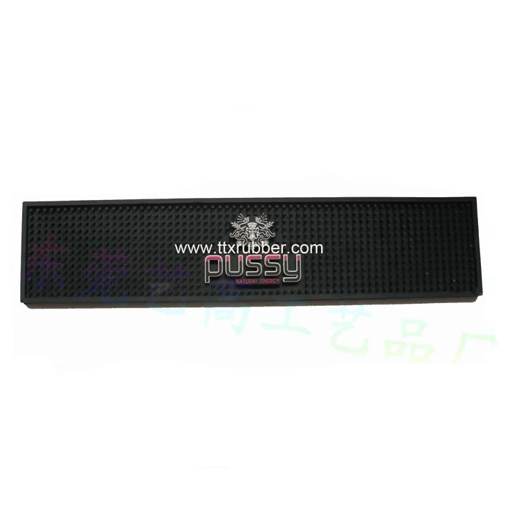 Factory supply plastic customized bar mat