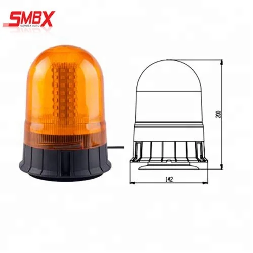 ECE R65 R10 MAGNETIC ROOF MOUNT Led Warning Rotating Light Flashing Police Beacon