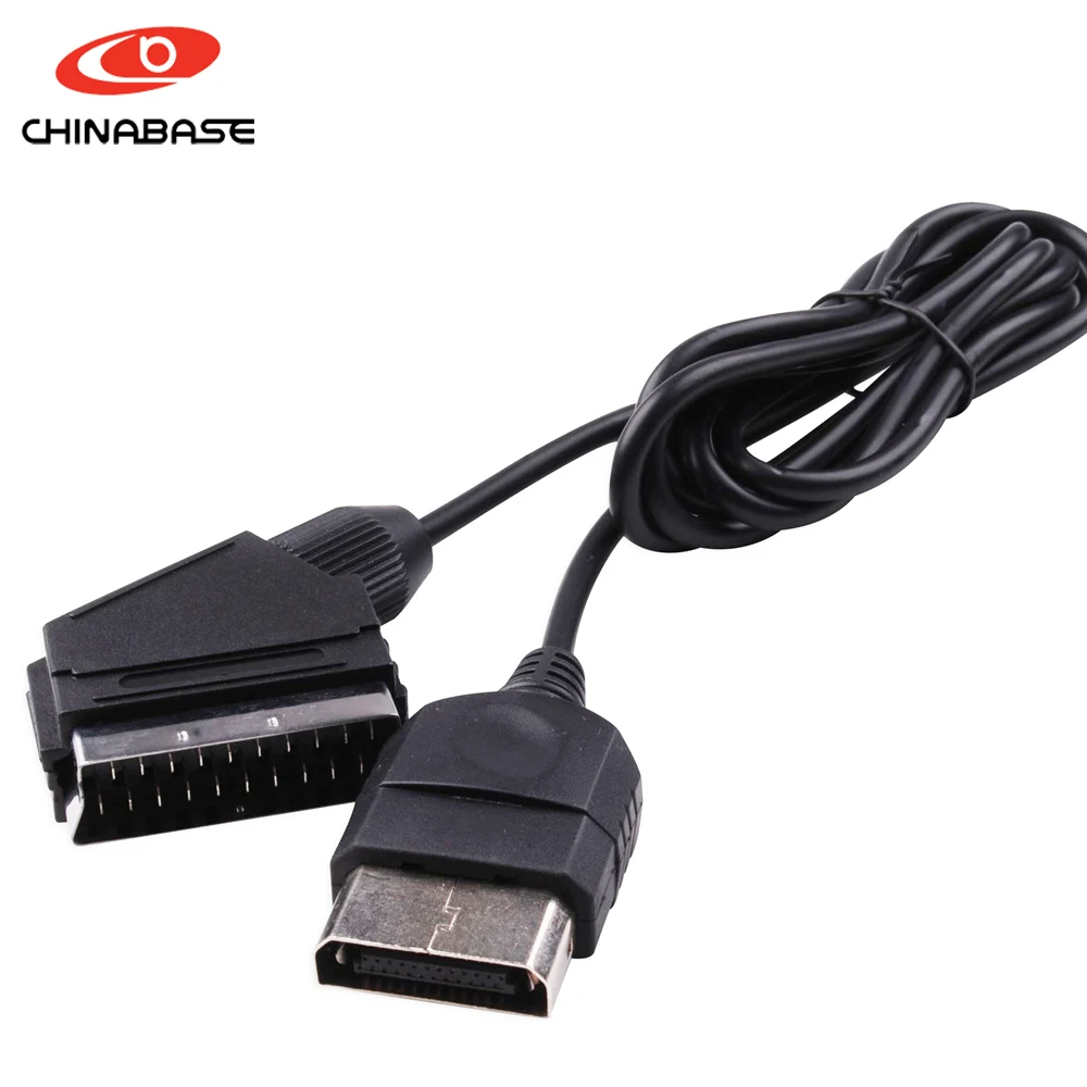 2meter Black Color hdmi to scart converter