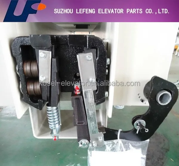 
elevator safety components, elevator overload protect device, safety gear 
