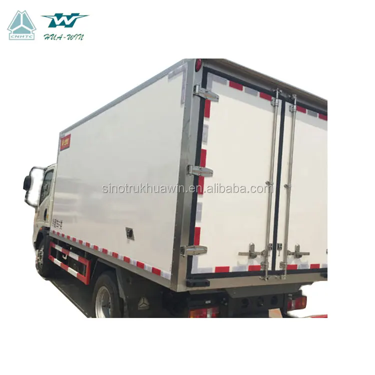 7 Tons Thermos Insulation Cooling Van Refrigerated Truck For Freezer Food Transport