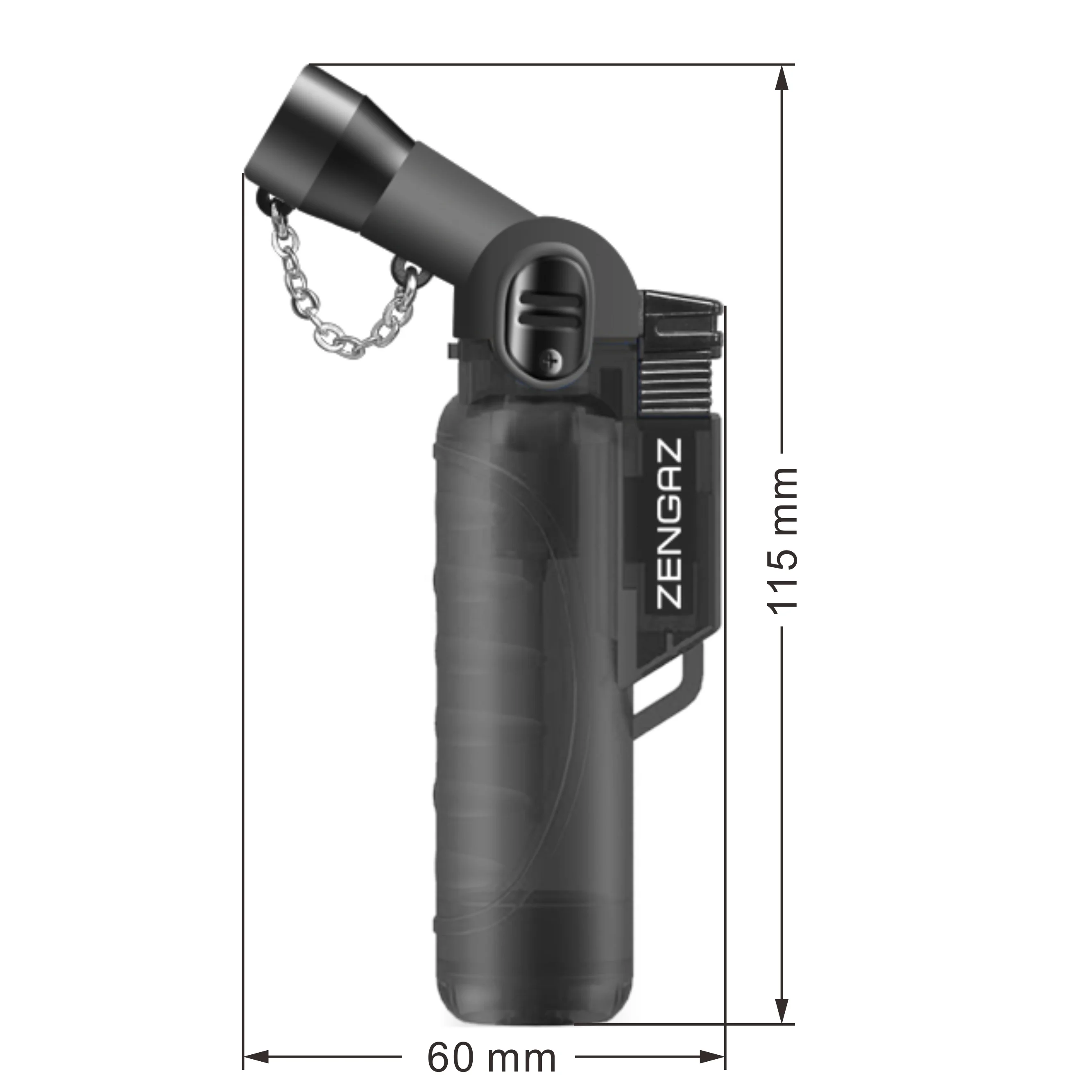  ZENGAZ ZL-60 Mini Blow Gun зажигалка для сигар барбекю