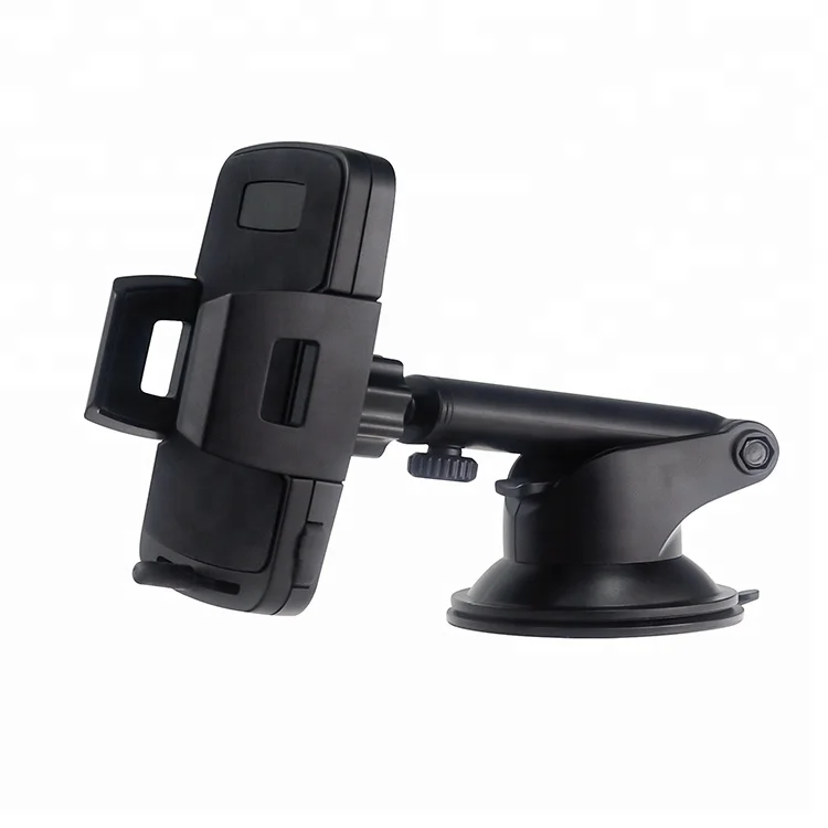 Super strong suction cup with gel dashboard windshield car telescoping phone mount mobile phone holder for smartphones