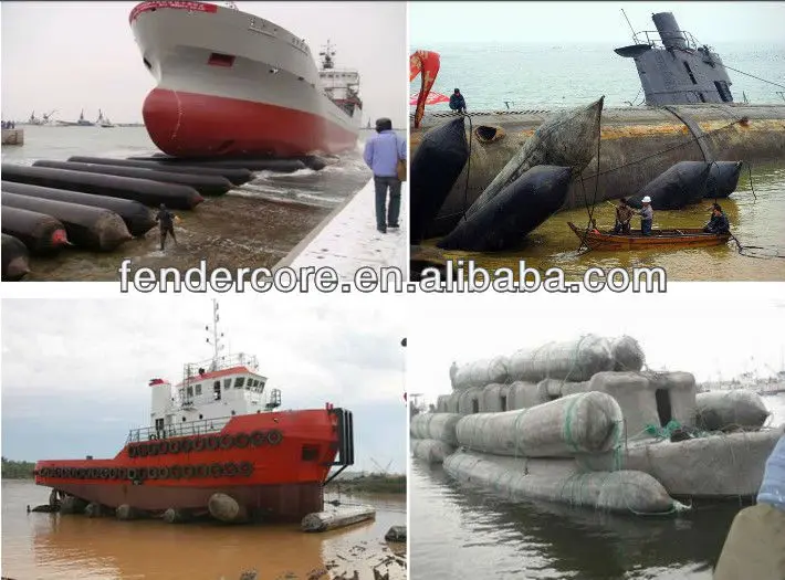 морских подушки безопасности для затонувших кораблей спасти/бросать/лифт