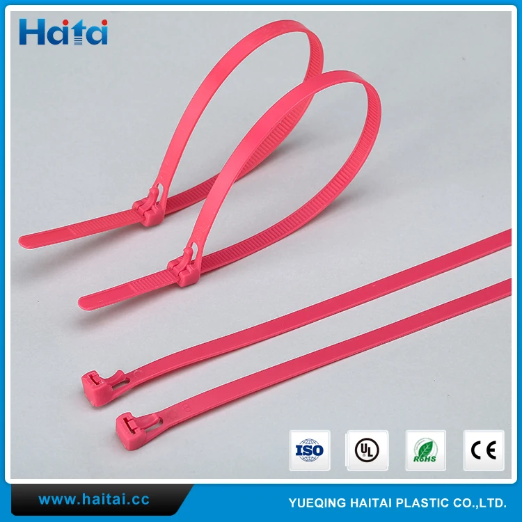 Haitai Cable Ties Organizers Reusable Wire Accessories Miniature Fireproof Nylon Cable Ties