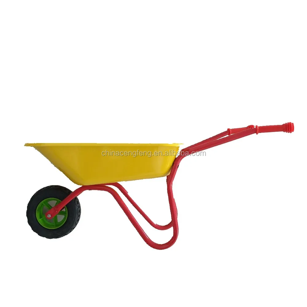 
steel tray kids wheelbarrow 