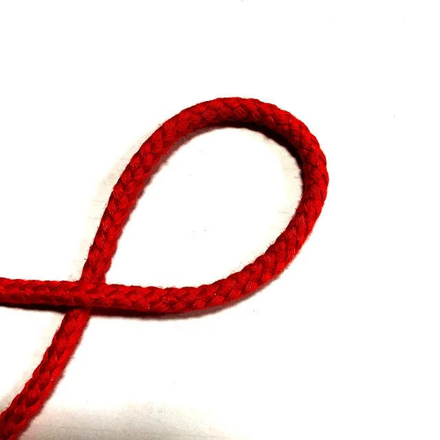 Hot sale 4mm  nylon braided rope color nylon rope for sale