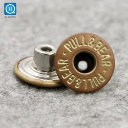 SK Custom High quality Rivet metal rivet jean denim button