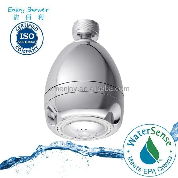 Basic high quality earth water saving massage shower head with 1.5GPM
