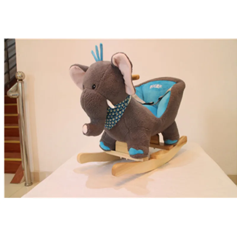 Elephant Baby Rocker Rocking Chair Grey Rocking Chair Wooden Baby Car Seat