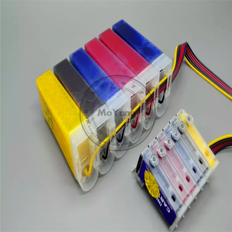MoYang CISS T0791 с многоразовым картриджем совместимым принтером Epson Stylus Photo1400 handic1430 1500 Вт PX710W PX720WD