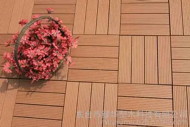 
Easy Installation Wood Plastic Composite DIY WPC Decking Tiles 