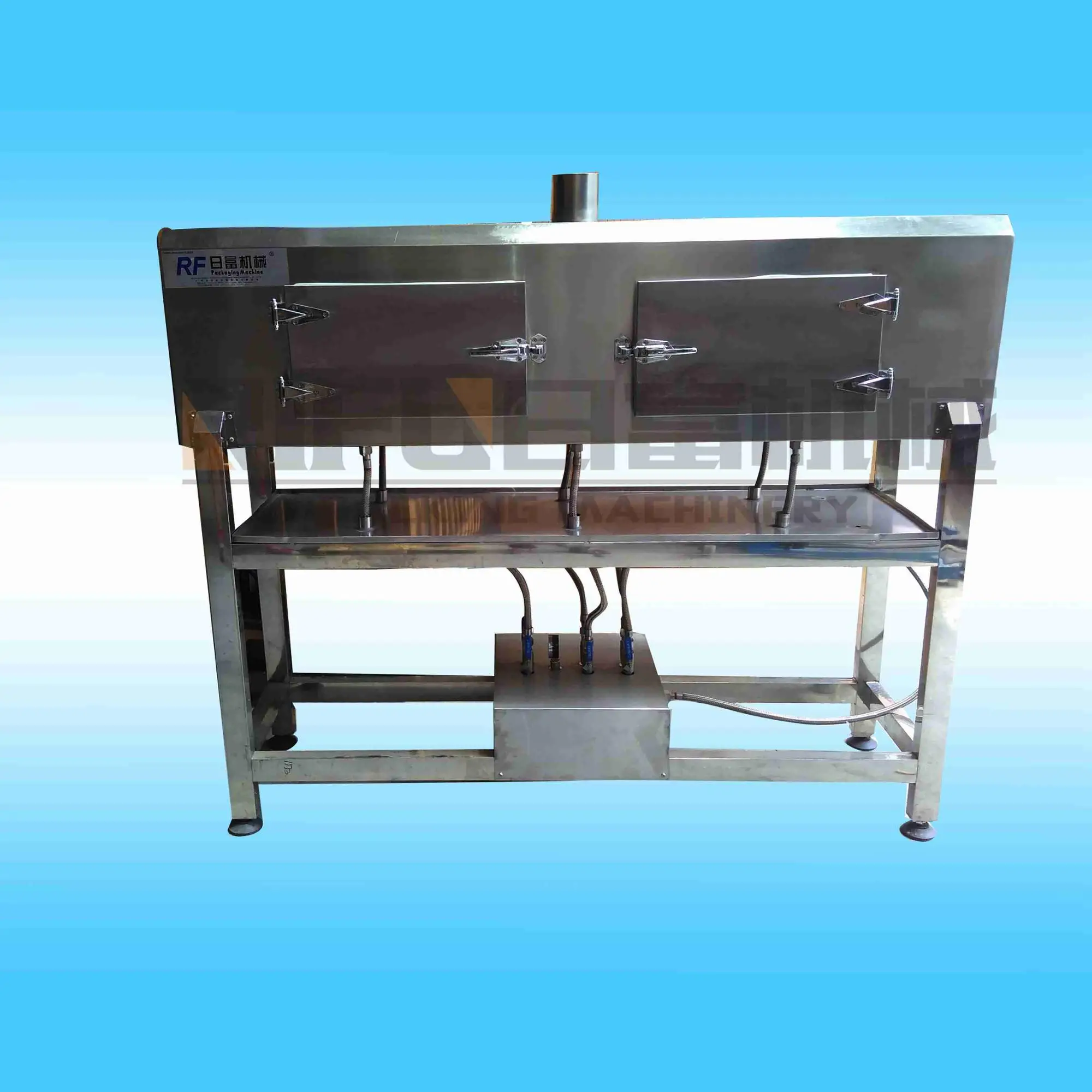 Factory price steam heating shrinking tunnel